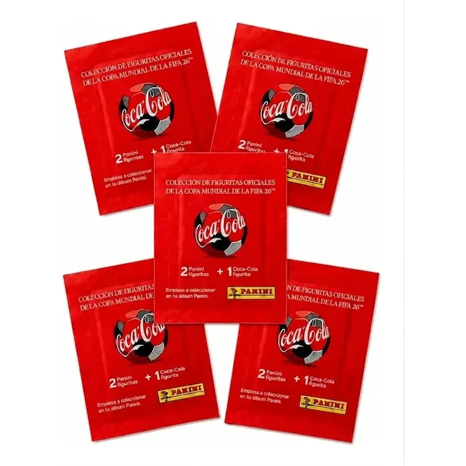 Estampas La Copa del Mundo 2026 Coca Cola — Paquete Completo (20 Sobres).