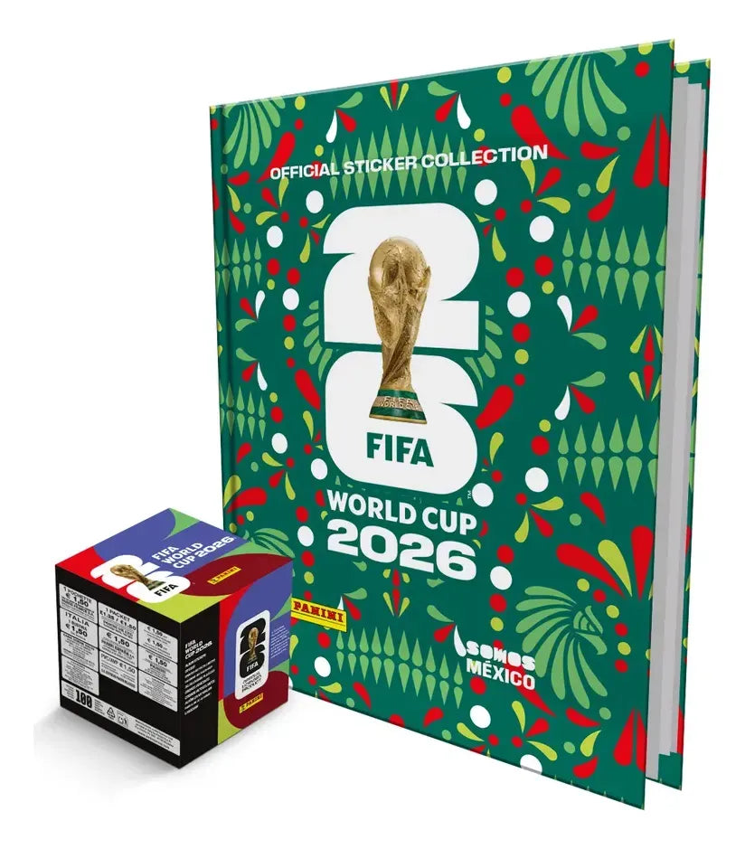 Caja de 100 sobres + álbum pasta dura