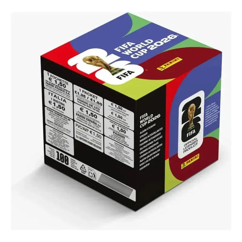 Caja de 100 sobres + álbum pasta dura